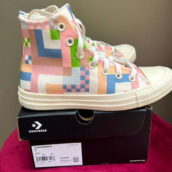 Converse Chuck Taylor All Star Hi Crafted Folk Jacquard - Picture 4 of 7